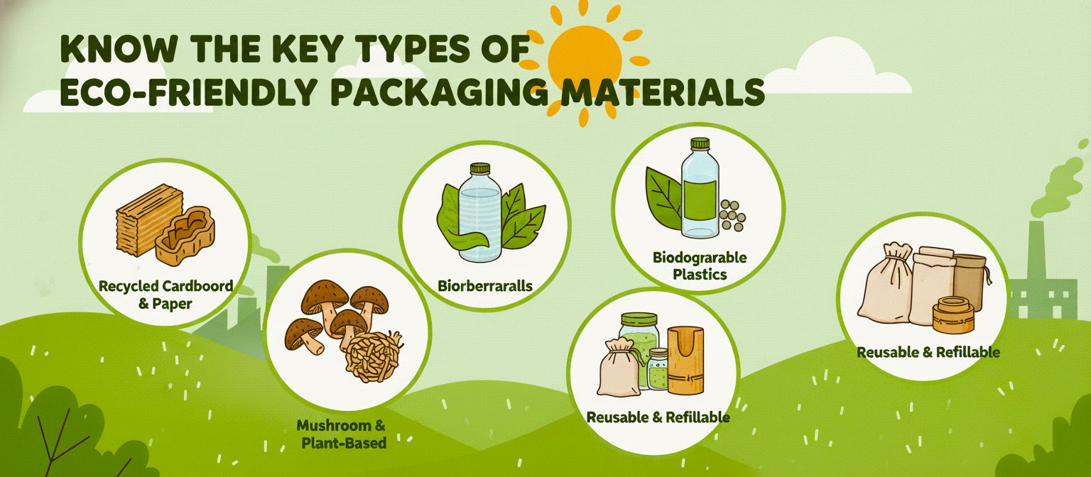 Know the Key Types of Eco-Friendly Packaging Materials
