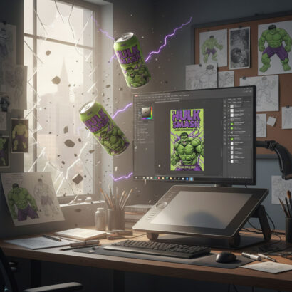 Creative beverage can packaging branding